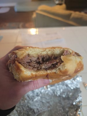 Brisket sandwich- very tender!