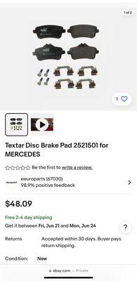 $40 brake pads on a high end luxury SUV???