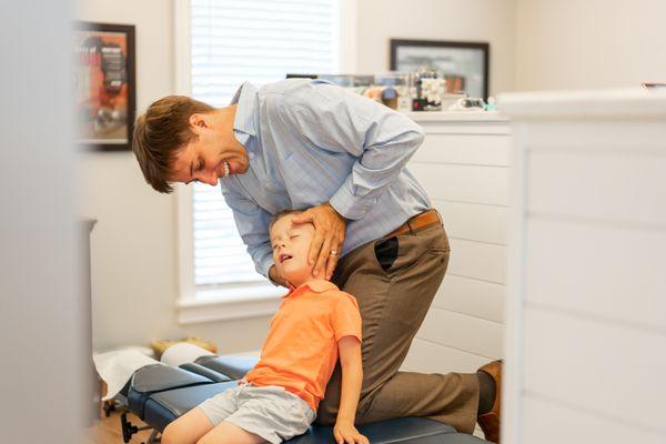 Kids fall all the time, that's why a gentle adjustment can help them grow! 
 Check out our 5Google Reviews: https://g.page/utdchiropractic