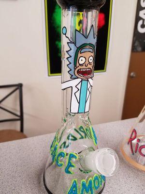 Rick a d Morty glass