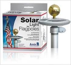 Solar lights for 15'-25' flagpoles