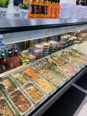 Poke selections! And much more we also sell dry Aku, Poi, and our special BK Boiled peanuts