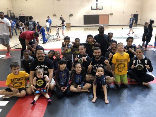 Kids Jiujitsu team