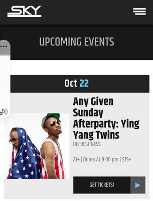 Ying Yang Twins tonight :)