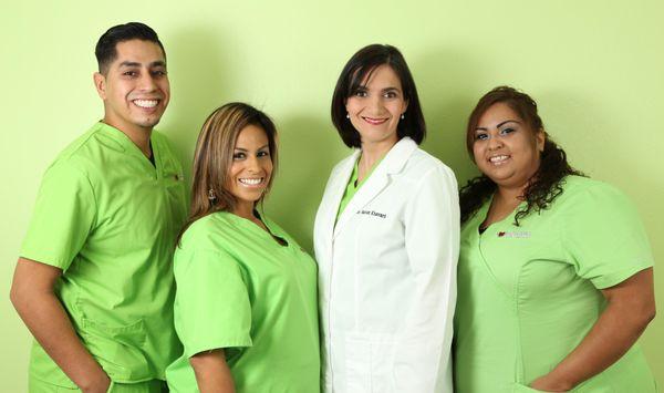 Dr. Sanaz Khavari and her staff at Love Brushing Dentistry in East Houston, Texas.