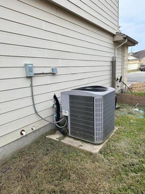 Old condenser unit