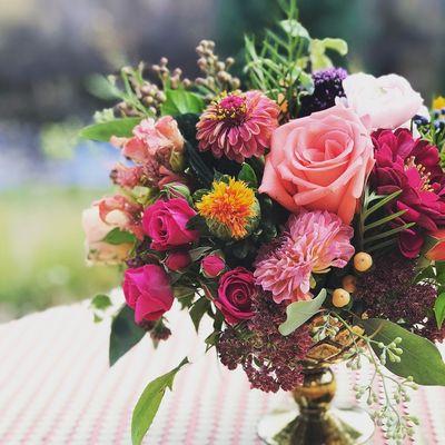 outdoor wedding beauty