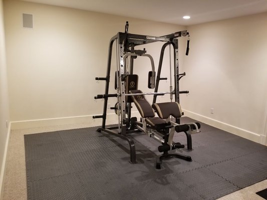 Home gym assembly