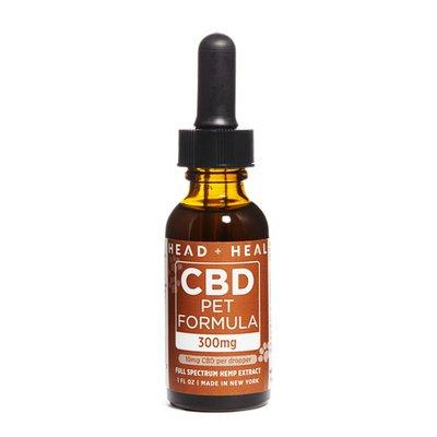 300mg CBD Tincture for Pets available in 1 fluid oz. bottles.