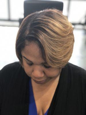 Layered bob