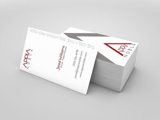 Company Business Card Example