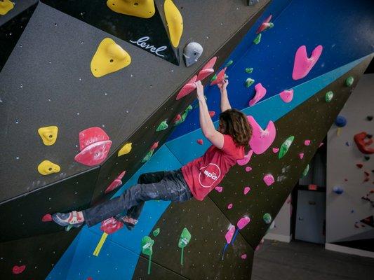 The Spot Golden offers 11,000 sq. ft. of rock climbing, fitness, and community in the heart of Golden, Colorado.