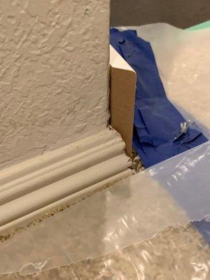 Mismatched baseboards