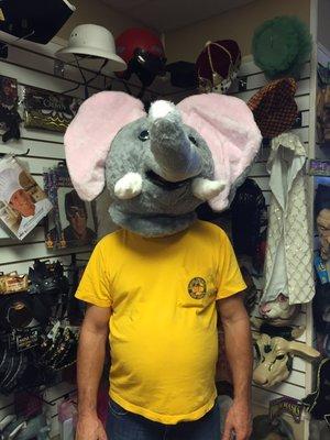 Elephant Mascot Head for birthday party