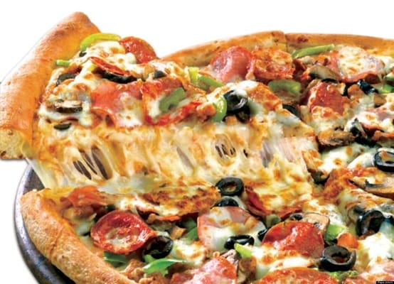 Delicious Everything Supreme Delight Pizza !!!!