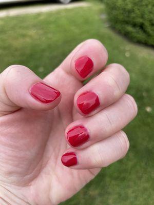 Gel manicure