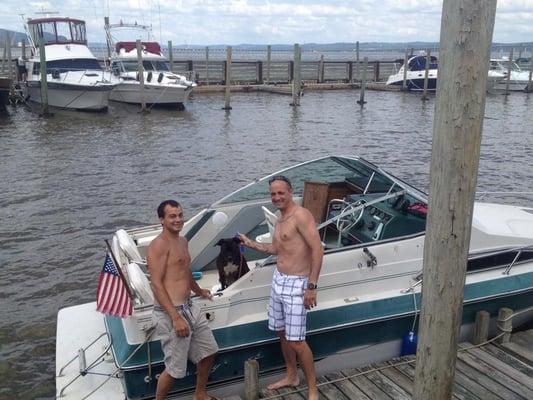 More happy boaters at Tappan Zee Marina