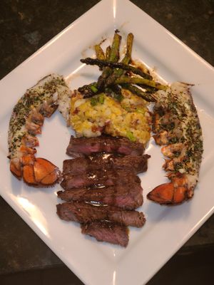 Private Date Night: Entree - Teriyaki Surf&Turf