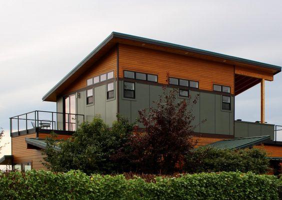 A new 3rd story with universal design elements was added to this home in Richmond Beach.