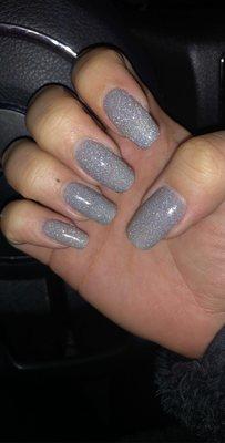 Dip powder manicure