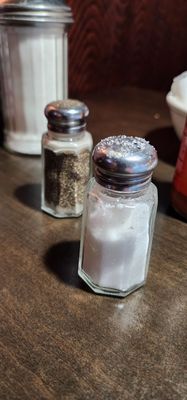 Dirty Salt & Pepper Shakers