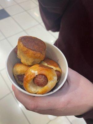 Mini Pretzel Dogs