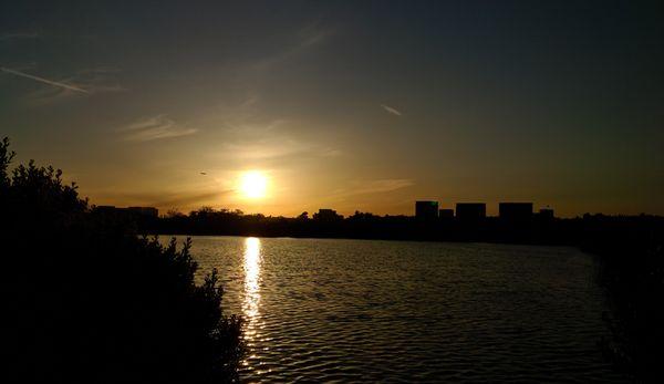 Sunset at the Irvine Ranch Water District Trails