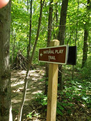 Nature play trail.