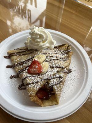 Strawberry Nutella crepe