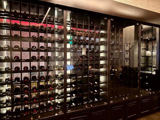 Good wine selection