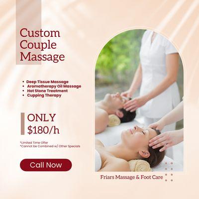 Friars Massage & Foot Care
 10450 Friars Rd I, San Diego, CA 92120
 Call us at 619-280-3333