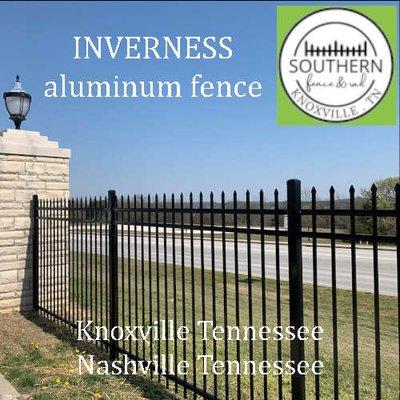 Inverness aluminum fence security Southern Fence and Rail your Knoxville fence company of choice