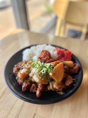 Chicken Kaarage Curry Rice Bowl