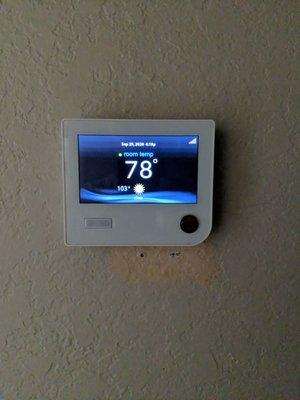 Our new thermostat.