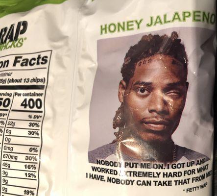 9/13/19. Full Moon Friday The 13th!! Rapper Fetty Wap's Honey Jalapeño potato chips!