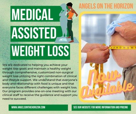 Let us help you attain your weight goals safely with a variety of treatment options!