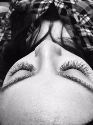 Love my eyelash extensions!