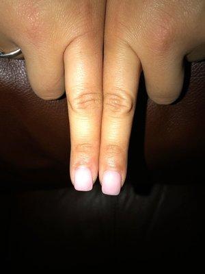 Uneven nails