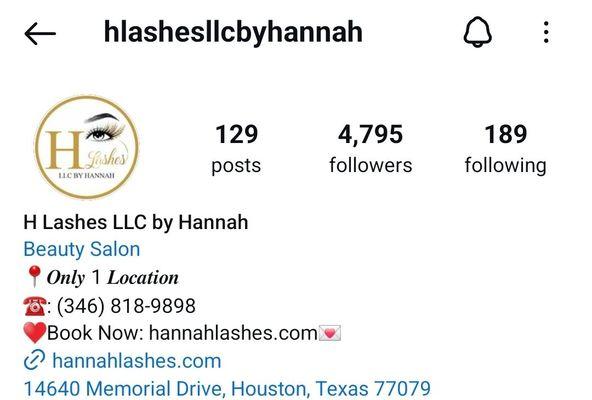 H Lashes LLC By Hannah