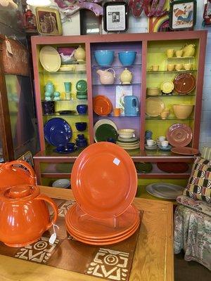 Great selection of fiesta ware