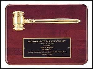 Gavel Plaque