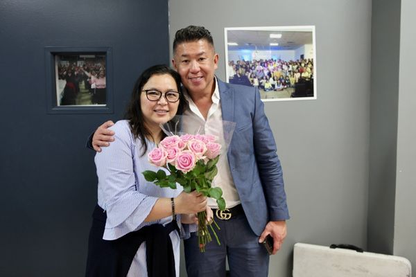 Pastor Fred and his lovely wife, Sister Zinia