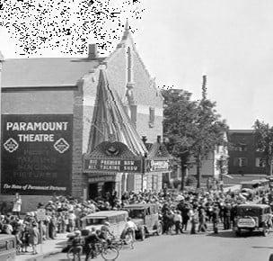 The early days of the movie theatre