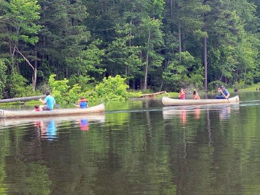 Family Canoeing