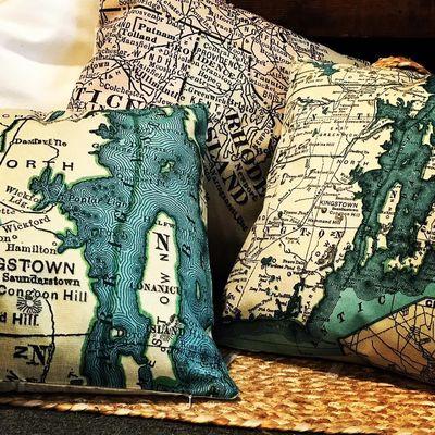 map pillows