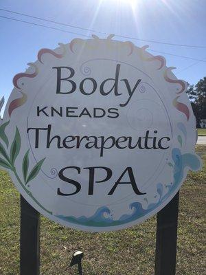 I am located inside of Body Kneads Spa.