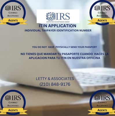 ITIN APPLICATION