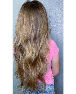 Balayage, cut and style