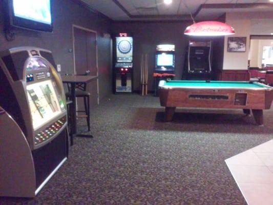 The yellowstone trail pub has a variety of entertaining bar games for everyone.