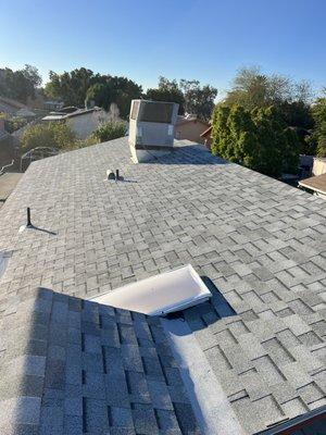 New Asphalt Shingle Roof Installation